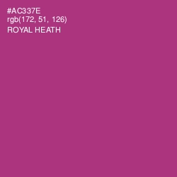 #AC337E - Royal Heath Color Image